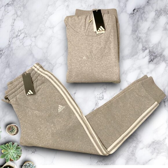 NWT ADIDAS 2 PC hoodie sweatshirt  jogger sweatpants outfit size XL set - Picture 5 of 5